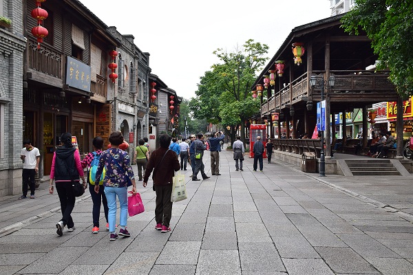 Das kulturhistorische Viertel Sanfang Qixiang in Fuzhou Das kulturhistorische Viertel Sanfang Qixiang in Fuzhou
