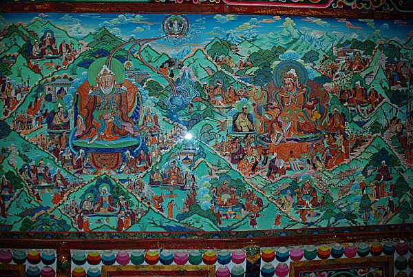 Thangka Rollbild in Xining